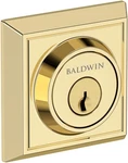 Baldwin Sc.chd Chamfered Square Solid Brass Single Cylinder Keyed -. Fixed Price $98.70.