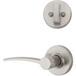 Kwikset Katara Satin Nickel Single Cylinder Right Handed Interior Handleset. Fixed Price $14.99.