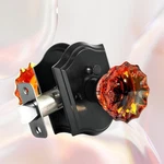 Crystal Door Knobs, Black Brown Glass Interior Rose Shape With Loc.... Fixed Price $42.99.
