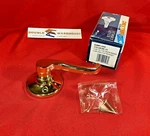Nsop Schlage Dexter Dummy Lock Left Hand J170LAS605LH Bright Brass US3. Fixed Price $14.99.