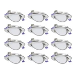 Nadair SL4-550SW-12BN4K Led Slim Recessed Light, 12-PACK, Brushed Nickel, .... Fixed Price $352.51.