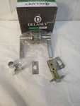 Delaney Passage Lever Satin Nickel Non-locking D24220. Fixed Price $19.98.