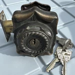 Vtg Amerock Carriage House Door Knob With Keys. Fixed Price $35.00.