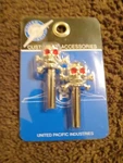 United Pacific 70029 Chrome Skull Door Lock Knobs - Pack Of. Fixed Price $10.50.