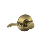 Schlage Accent Hall And Closet Lever, Antique Brass (F10 609). Fixed Price $52.99.