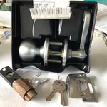 Kwikset Leverset Brusued Nickel Lockable Door Keyed Entry. Fixed Price $19.97.