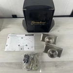 Grandeur Carsol GS10 Satin Nickel Passage Door Knob 688698. Fixed Price $115.38.