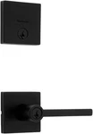Kwikset 991 Halifax Keyed Entry Lever & Single Cylinder Deadbolt Combo(open Box). Fixed Price $39.96.