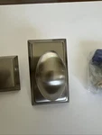 Emtek 8221-E-US15 Egg Door Knob Privacy W/rectangular Rosette Satin Nickel. Fixed Price $90.00.