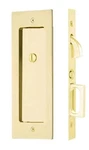 Emtek 21153 Modern Rectangular Privacy Pocket Door Mortise Lock - Polished Brass. Fixed Price $79.95.