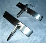 Emtek 10 Inch Stretto Rectangular Dummy Sideplate Entry Set 8045US15 Satin Nicke. Fixed Price $134.96.
