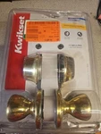 Kwikset Residential Security Door Lock Combo Pack Brass 690T 96900-253. Fixed Price $26.45.