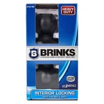 Lot 2 Brinks Privacy Interior Locking Bed-bath Ball Style Doorknob/tuscan Bronze. Fixed Price $50.00.