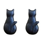 2 Pack Cat Shaped Drawer Pulls - Cute Animal Cabinet Handles For Dresser, War.... Fixed Price $22.39.