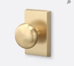 Sure-loc Ridgecrest Mountain Oakley Interior Hall/closet Dummy Knob- Satin Brass. Fixed Price $25.00.