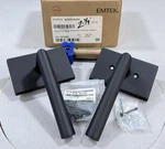 Emtek 5212STUUS19 Stuttgart Left Handed Privacy Door Lever Set In Flat Black. Fixed Price $98.80.