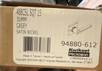 Kwikset Casey Dummy Door Lever Satin Nickel 94880-612 Easy To Install. Fixed Price $12.00.