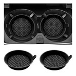 Bwbwnd 2PCS Car Cup Holder Coasters, 2.75 Inch Recessed Silicone Drink Black. Fixed Price $11.29.