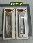 2-PACK Lot National Hardware N187-024 8" Sliding Door Flush Pull Satin Nickel. Fixed Price $18.26.