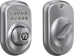 Schlage BE365-PLY Chrome Plymouth Electronic Keypad Single Cylinder Deadbolt. Fixed Price $99.99.