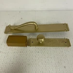 Signature Hardware New England Entrance Door Set Knob W/spring Assistance -sb. Fixed Price $109.14.