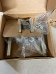 Emtek 5050HECUS14 Hercules Dummy Door Lever With Square Rose - Polished Nickel. Fixed Price $158.99.