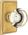 Emtek 8221GTUS7 Privacy, Rectangular Rosette, Georgetown Knob, French Antique. Fixed Price $192.00.