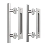Winsoon Pack 12" Sliding Barn Door Handle Set Flush Finger Pull Hardware. Fixed Price $80.15.