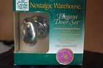 Nostalgic Warehouse 703238 Clahom VN22 Bright Chrome Rose Oval Dummy Set #S6410. Fixed Price $74.99.