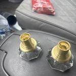 Schlage FC172-ALX-ALD Custom Alexandria Non-turning Two-sided Brass. Fixed Price $29.00.