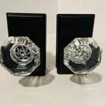 Delaney Hardware BV925-1524 Bravura Passage Door Knob Crystal Matte Black Set. Fixed Price $66.49.