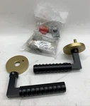 Viaggio VG000512 Right Handed Privacy Door Lever Set Contemporary Black. Fixed Price $127.49.