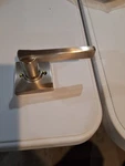 Kwikset Sqt 15 Halifax Half Dummy Lever Pull, Satin Nickel. Fixed Price $24.95.