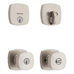 Kwikset Arroyo Keyed Entry Knob And Single Cylinder Deadbolt Combo Pack. Fixed Price $65.00.