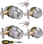Lanwandeng 2 Sets All Keyed Same Entry Door Knob Single Cylinder Deadbolt Co. Fixed Price $52.51.