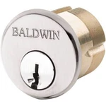 Baldwin 8322055 1-1/8 Mortise Cylinder Keyway, Lifetime Polished Nickel. Fixed Price $77.25.