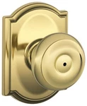 Schlage F40-GEO-CAM Georgian Privacy Door Knob Set. Fixed Price $36.07.