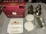 Baldwin Images 5405-150 Privacy Knob Latchset Satin Nickel 2 3/8" Backset. Nos. Fixed Price $110.00.