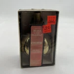 Vtg Harloc Polished Brass Double Lock Deadbolt Set With Key And Hardware New Nos. Fixed Price $19.96.