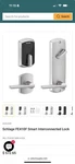 Schlage Control Smart Interconnected Lock FE410F Lat 625 Add Sn (2) Qty.. Fixed Price $150.00.