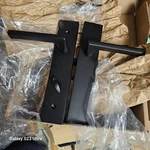 Emtek 14B3 Brass Non-keyed Modern Door C4 Thumbturn Multi Point Trim Lever Lh. Fixed Price $208.00.