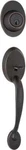 Callan Colton Grade 2 Keyed Entry Handleset With Carlyle Interior Knob Edged Orb. Fixed Price $59.99.