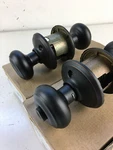 2 Schlage F10-GEO-716 And F40-GEO-716 Passage Locking Aged Bronze.. Fixed Price $29.95.