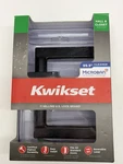 Kwikset Halifax Square Hall & Closet Passage Door Lever In Matte Black 97200-906. Fixed Price $17.91.