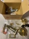 Copper Creek CK2810PB Keyed Entry Handleset With Colonial Knob - Polished Brass. Fixed Price $14.30.
