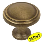 *25 Pack* Cosmas Cabinet Hardware Brushed Antique Brass Knob #5982BAB. Fixed Price $29.95.