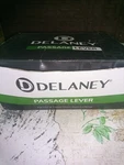 Delaney Hardware Passage Door Lever Handle Set Satin Nickel D50511. Fixed Price $22.50.