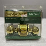 New Ez Hall Closets Door Knobs Handles Gold Finish. Fixed Price $9.95.
