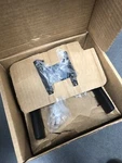 Emtek 5050DTUS19RH Dumont Right Handed Non-turning Dummy Door Lever Set Flat B. Fixed Price $99.99.