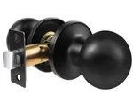 Copper Creek BK2020BC Colonial Passage Door Knob, Black Coated. Fixed Price $14.99.
